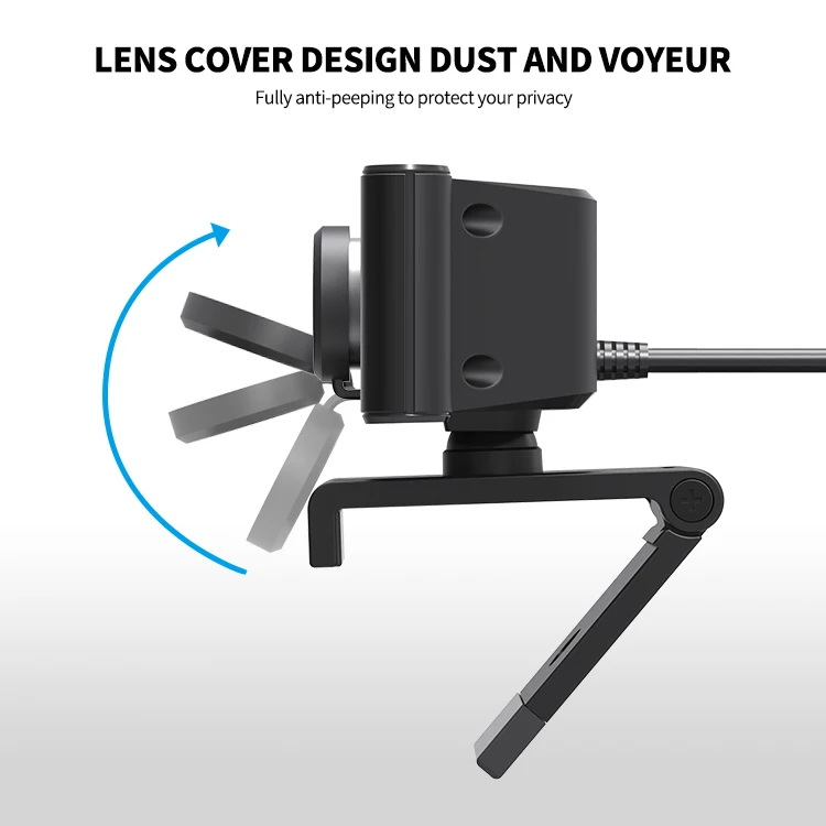 
1080P Web Camera HD Webcam with Microphone & Privacy Cover, 2021 Gsou USB Computer Camera, 77 degree Wide Angle for Zoom Skype 