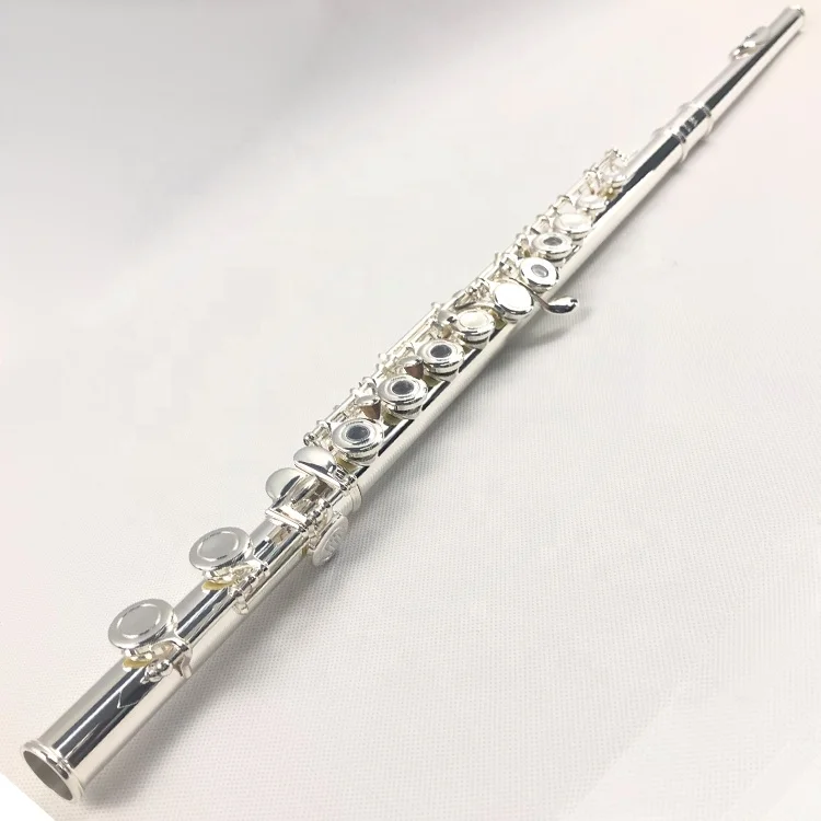 flute woodwind instrument silver plated flute 16 holes wholesale flute