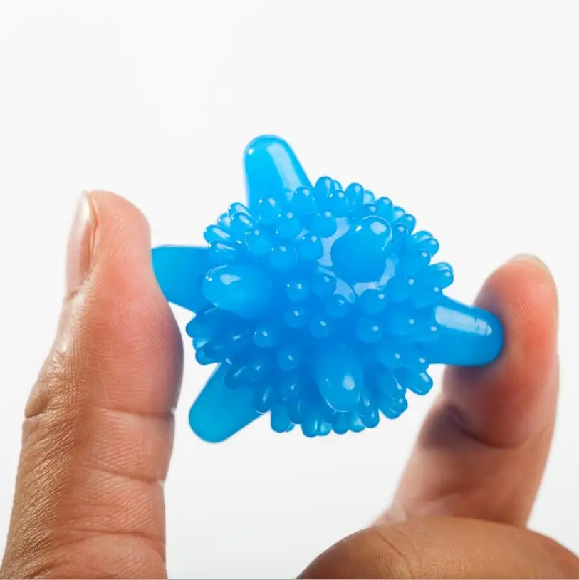 Household clothing cleaning anti - winding PVC solid magic ball for