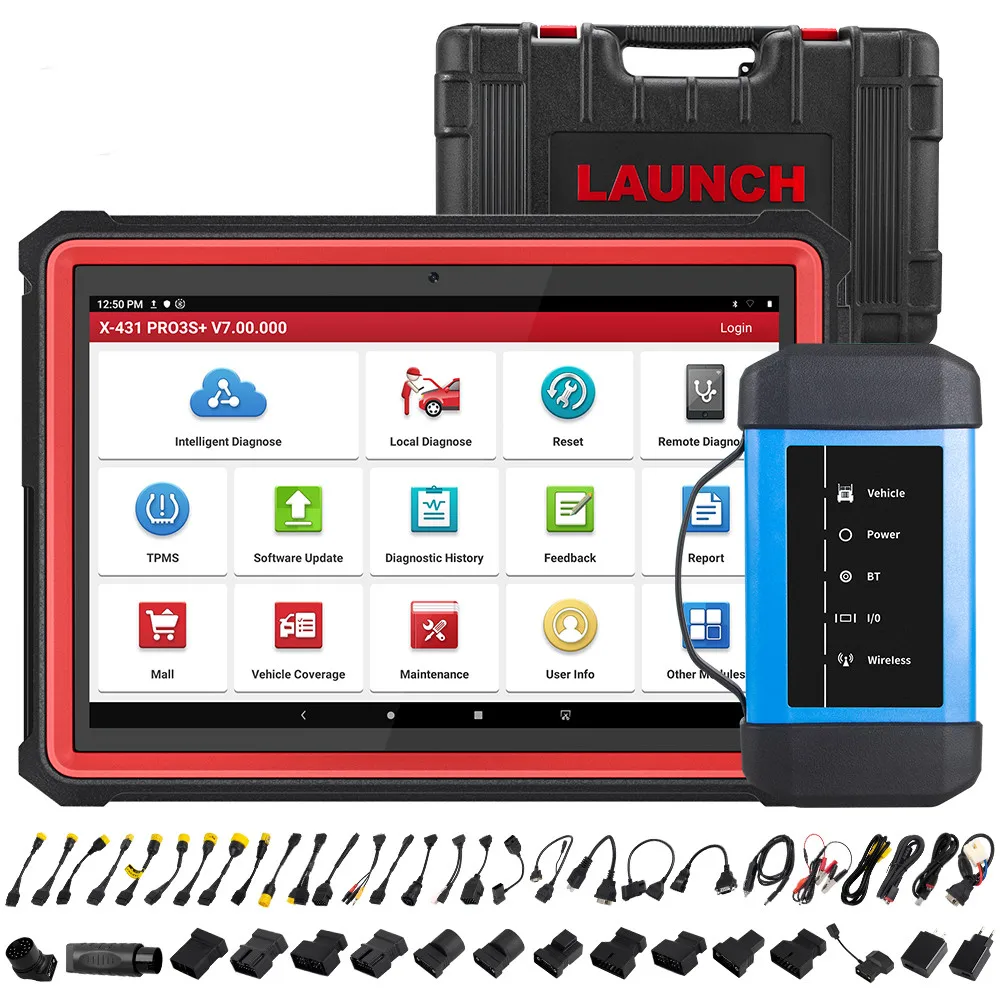 12V & 24V Cars and Trucks Diagnostic tools LAUNCH X431 Heavy duty pad  HD III  and  PRO3S  scanner
