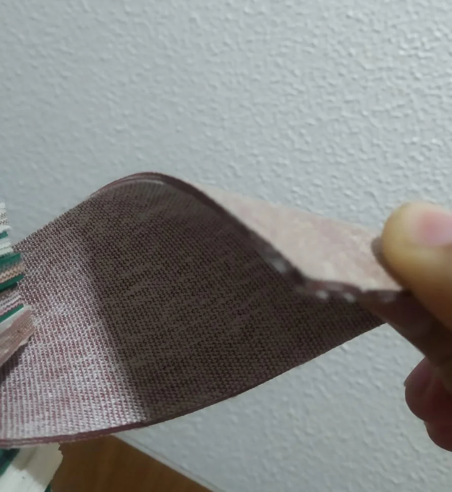 conveyor belt with two side fabric surface