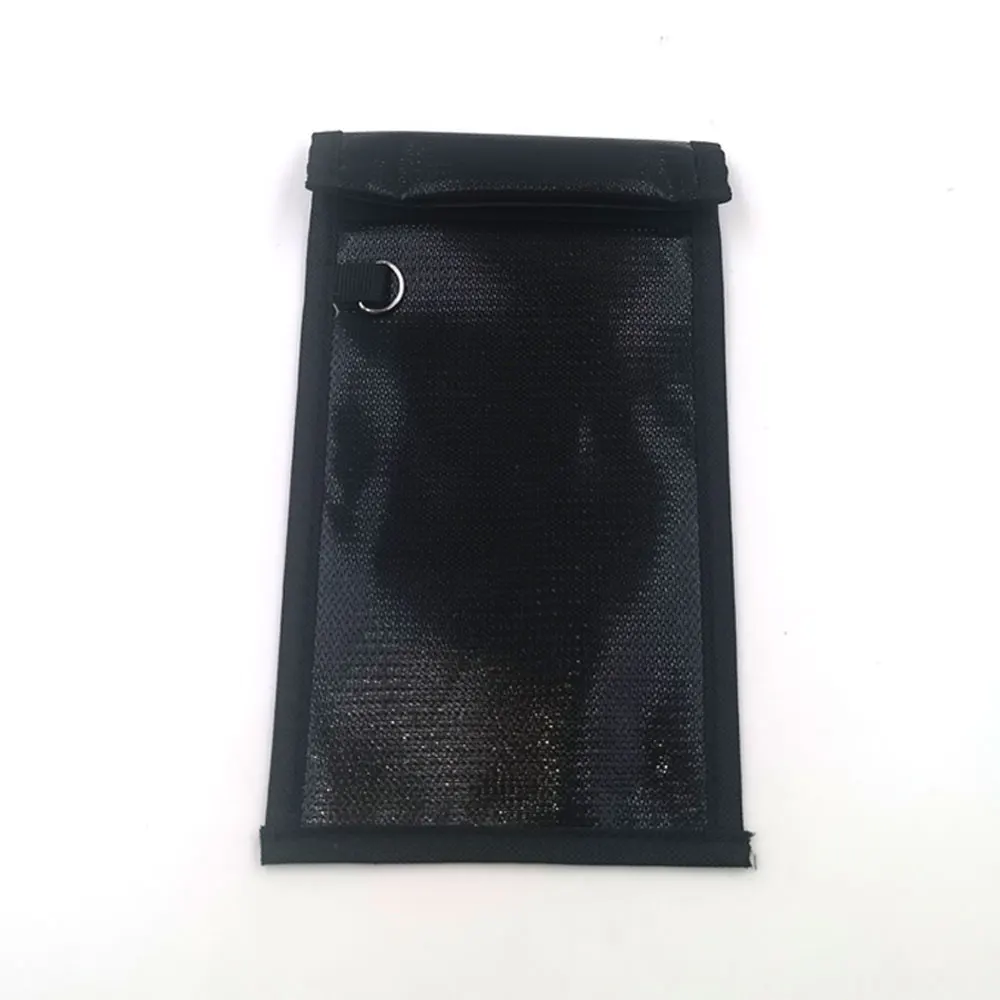 Anti Theft Fob Case Key Fob Cage Block Signal Car RFID Signal Blocking Holder Key Fob Protector Faraday Pouch Bag for Car Keys