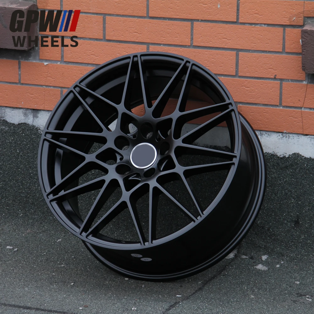 GPW 18inch Rims Black Machine Face Car Wheel Rims passenger Car wheels for BMW M series 3 5 X1 X3 X5 X7 18 19 20 21 22 inch Flow