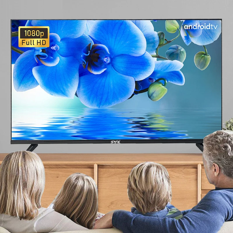 Hot sale Smart TV 24 32 43 55 65 75 Inch Television FHD UHD 4K TV with Android 12.0 14.0 Bluetooth