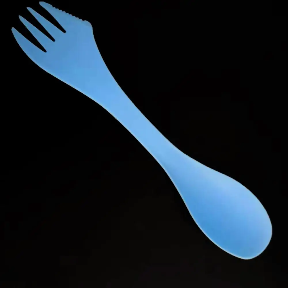 
Multifunctional High Quality Fashionable Travel Camping PP Three-sets Spoon Fork Knife Reusable Spork 