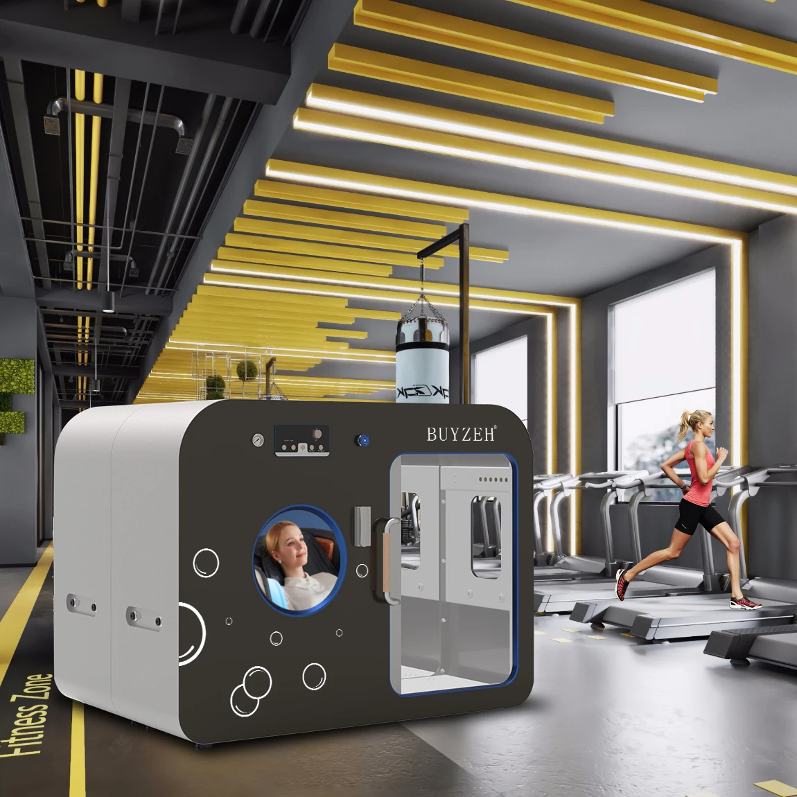 BUYZEH NEW Design HBOT Therapy for  Beauty Spa wound Wholesale Oxygen Chamber
