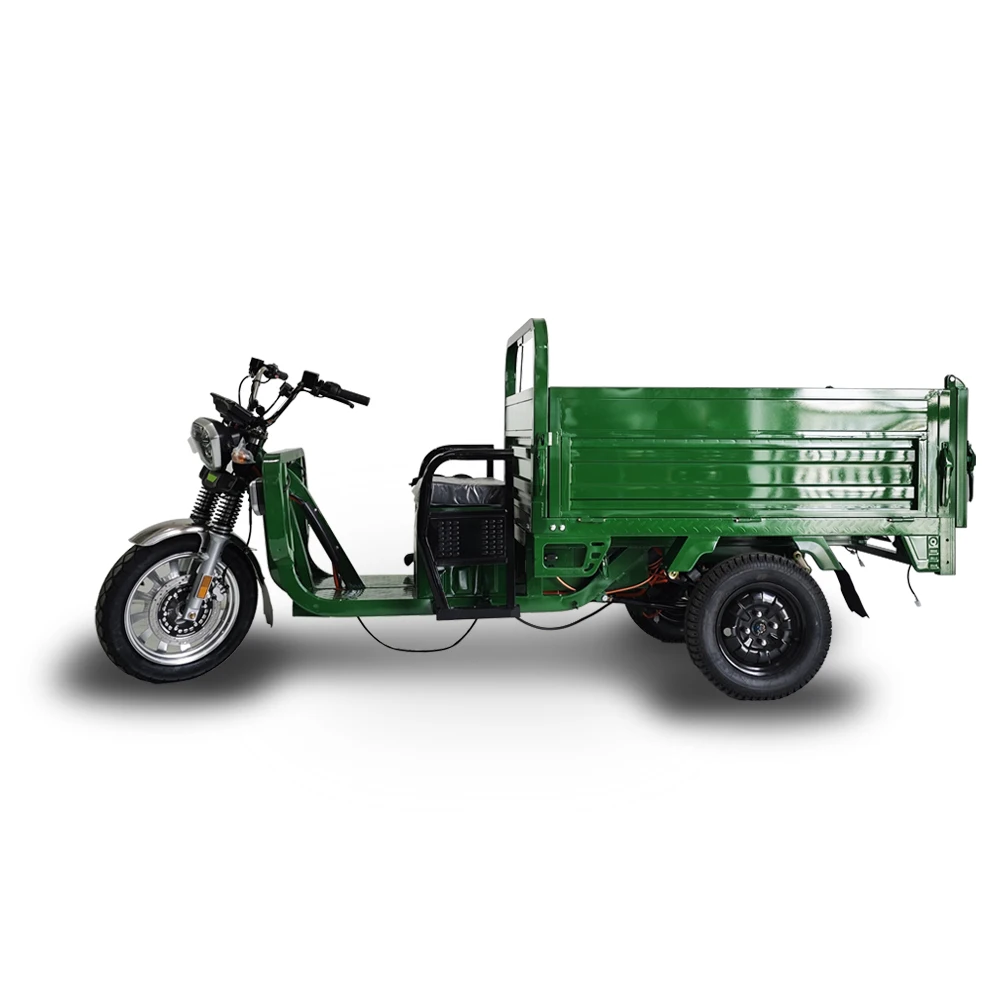 2024 Damping truck 2000w electric tricycles 3 wheel motorcycle 45KM Rear axle disc brake electric vehicle
