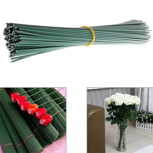 hot sale customized  18 20 22 24 26 gauge pvc coated green colorful high toughness flower wire floral wire roll