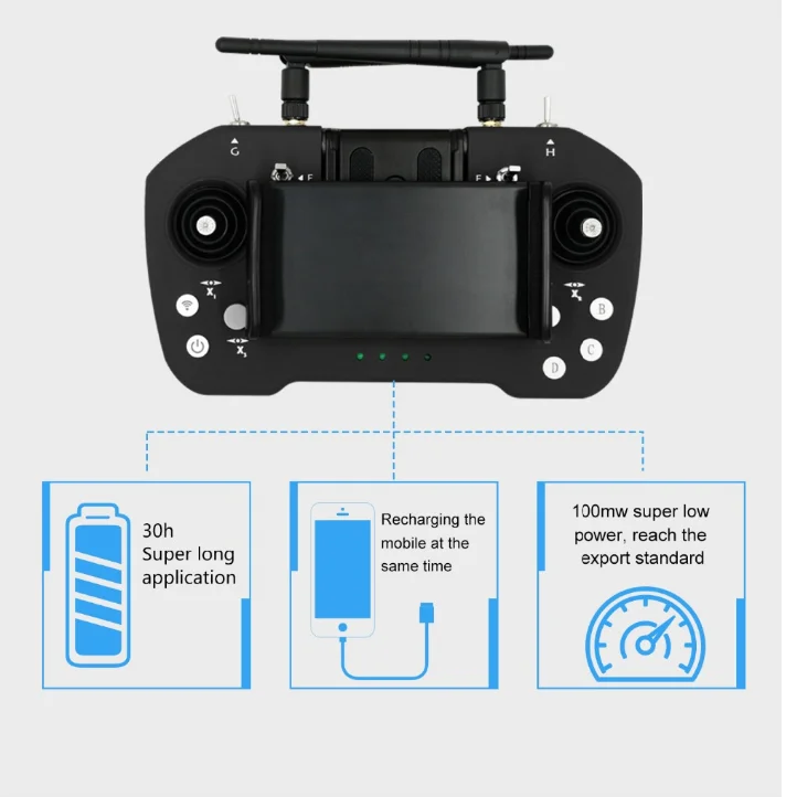 Skydroid M12L 30-60km Remote Control Wireless Data Link Digital Video Downlink for UAV Plane Robot Plant Repeater station