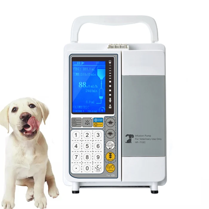 Small size veterinary medical syringe infusion pump for vet clinic