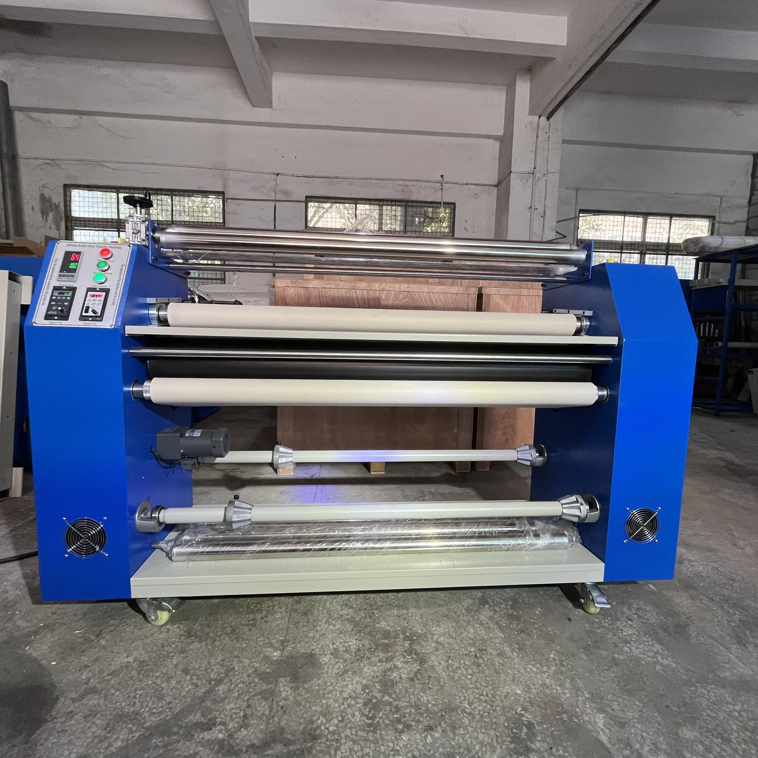 Big Promotion Mini Roll To Roll Calendar Heat Press Machine With PLC Display