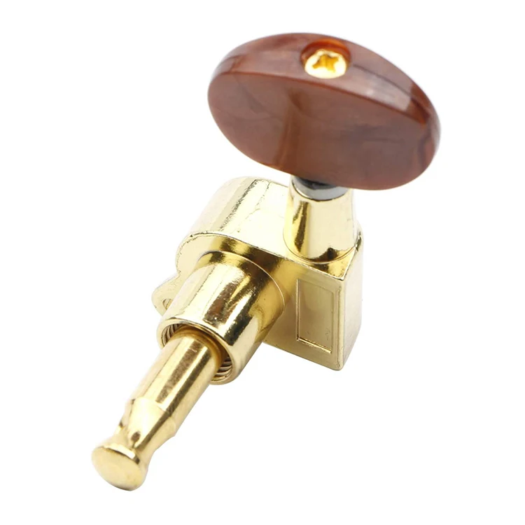 3R3L Sealed Golden Guitar String Tuners Tuning Keys Pegs Locking Tuners Tuning Machine Guitar