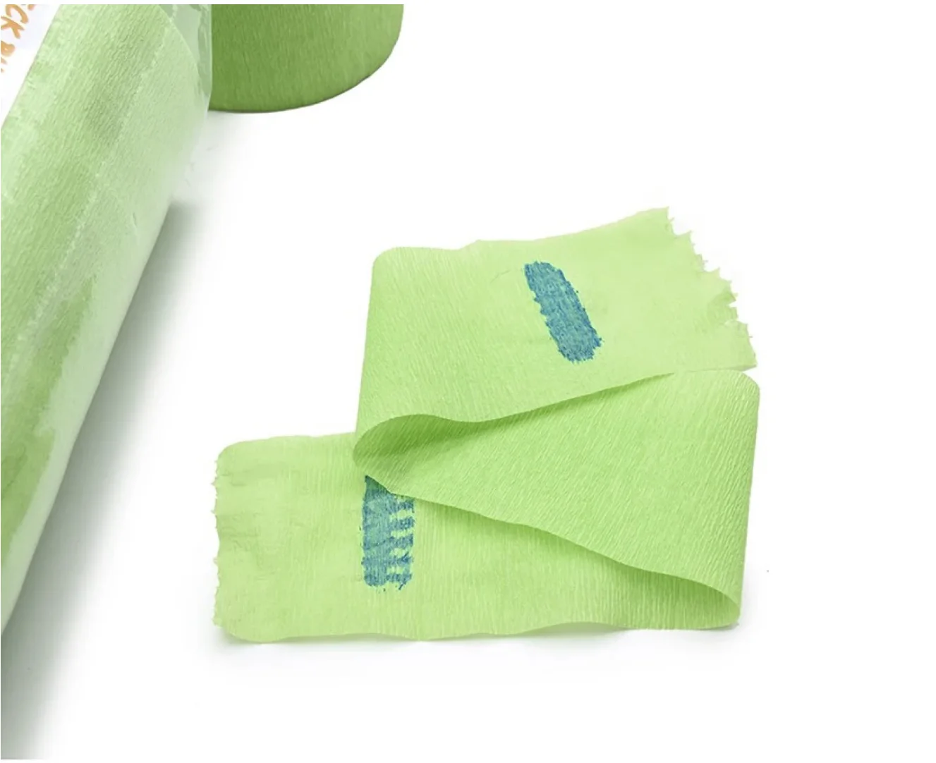 Disposable ruffle White Collar Neck Paper barber Strips Barber neck tape paper Hair Salon barbershop neck paper roll for barber