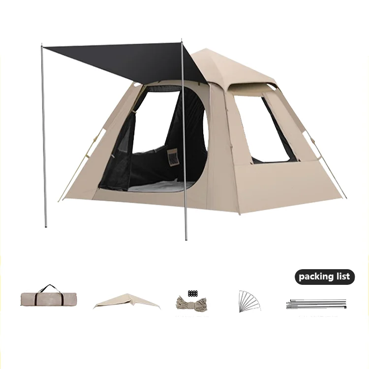 Auto Sport Small Tipi Resort Big Price 4 Season Camp Folding Automatic Camping Other Tent