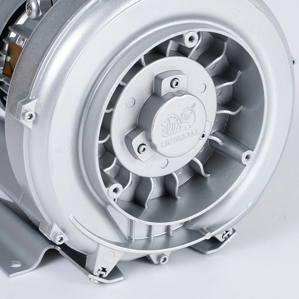 Высокоэффективный новый дизайн 0,37 кВт низкий уровень шума высокое давление электрический маленький мощный воздуходувка для пруда