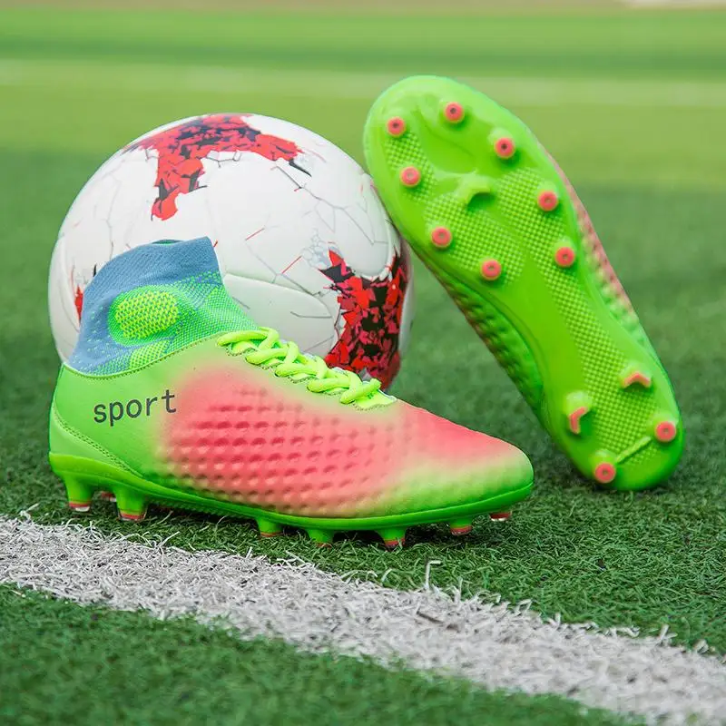 
AG Men Soccer Shoes Football Sneakers Soccer Cleats Fashion Outdoor Soccer Boot SIZE 35-45 Spikes Shoes Wholesale 