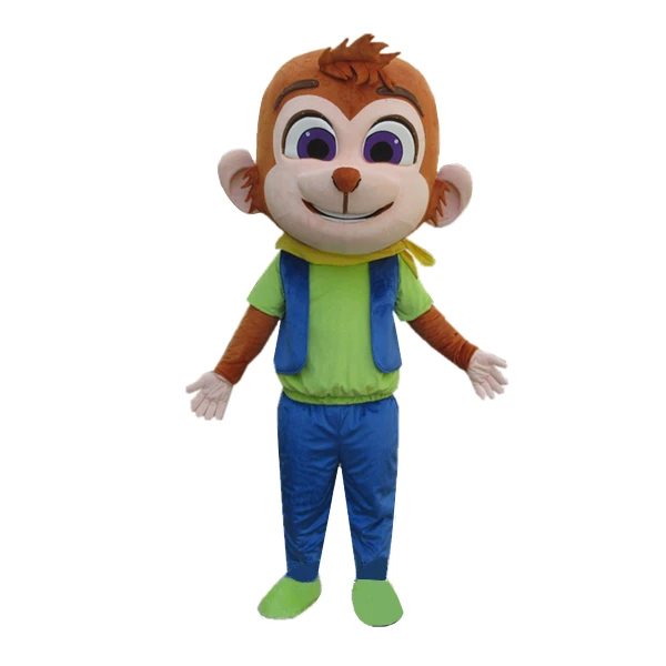 Blue suit animal monkey mascot/custom mascot costume/mascot