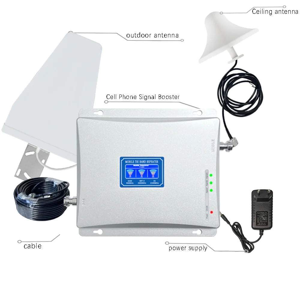 Factory Wholesale Network Booster 4G Mobile Signal Repeater Gsm Repeater 4G 3G 2G Cellular Signal Booster