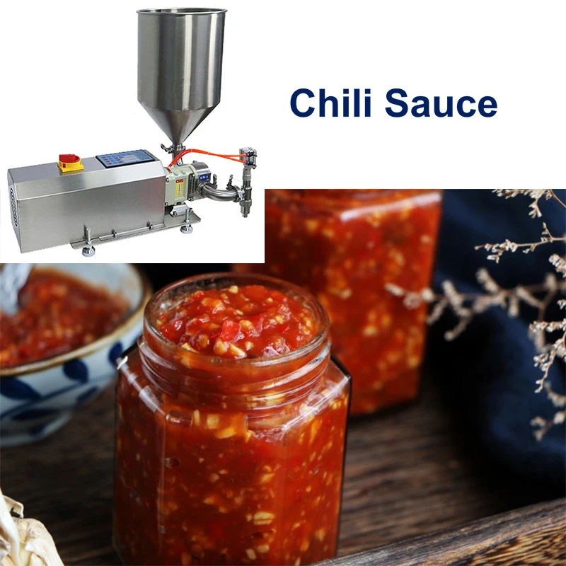 Whipped Cream Ketchup Bottle Chili Sauce Shampoo Jam Servo Filling Machinery automatic filling machine