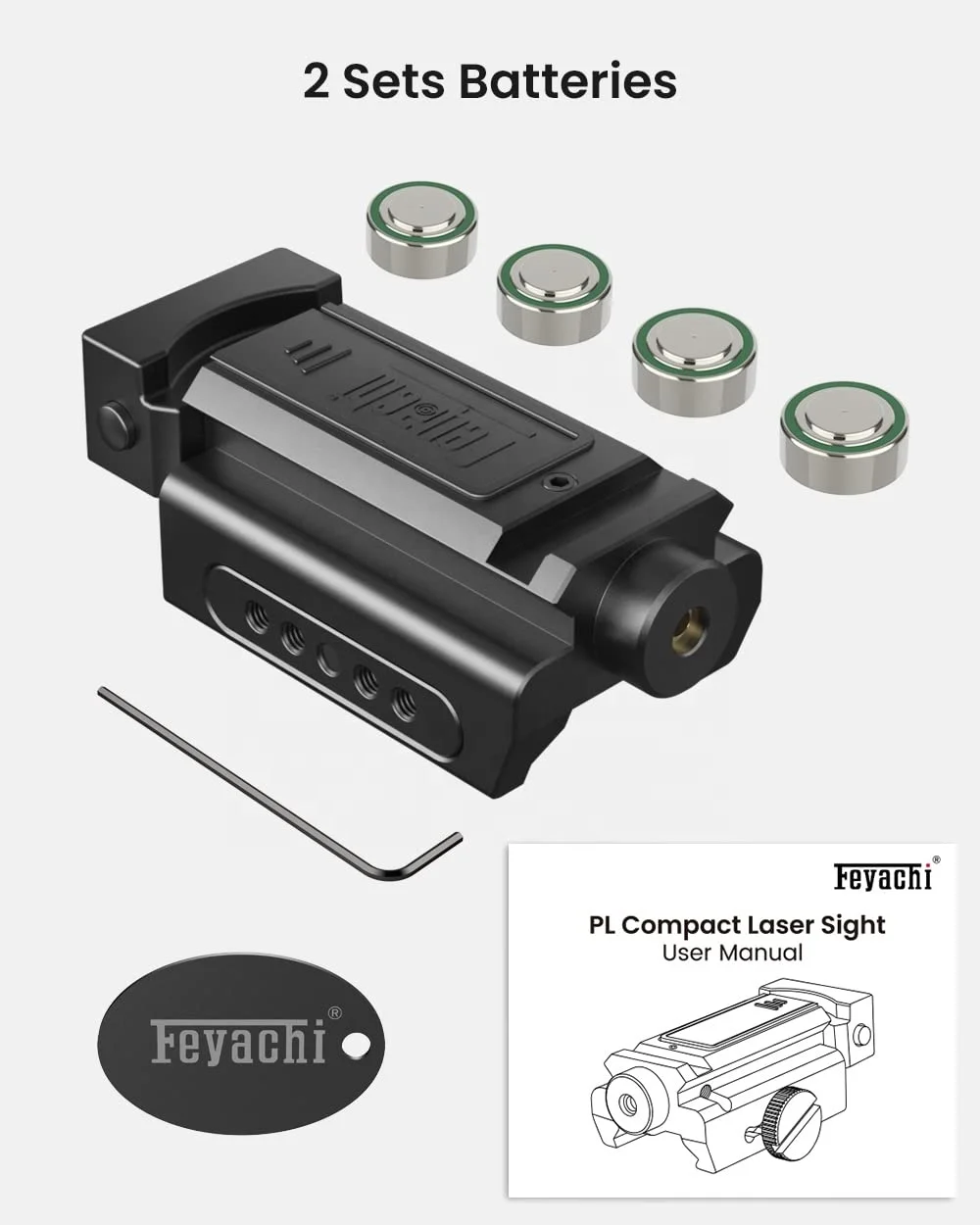 Tactical Scope Mini Green Optic Reddot Hunting Sighting Red/Green Laser Laser