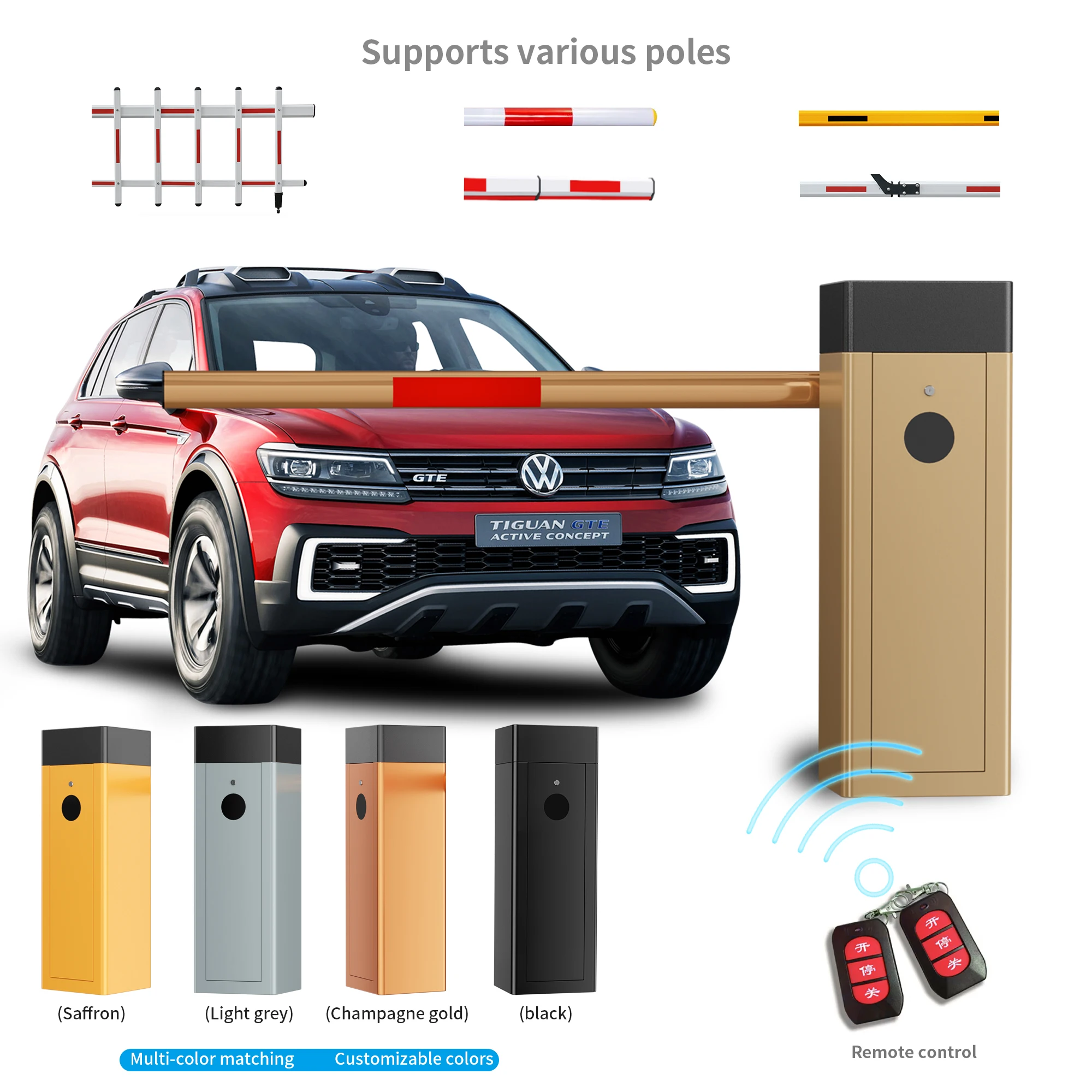 XINGGUANGYI Factory Wholesale Price Custom Parking Lot Access Control System Gate Traffic Barriers For Highway Roadway Outdoor