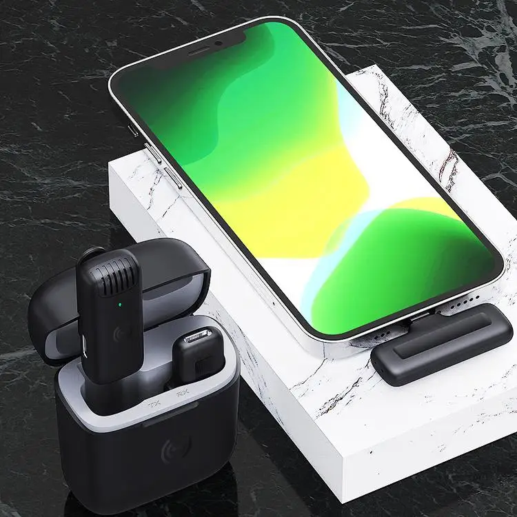 Wholesale Noise Reduction Professional Grade Conference Sponge Clip Holder Teacher Microphone with Charging Case