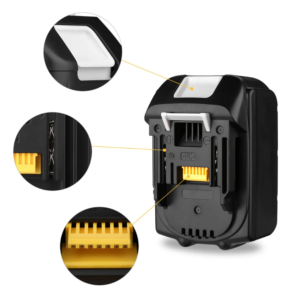 10 Cell 18v Rechargeable Battery Lithium ion Pack 4.0Ah 5.0Ah 6.0Ah for Makita Power Tool Combo Kit