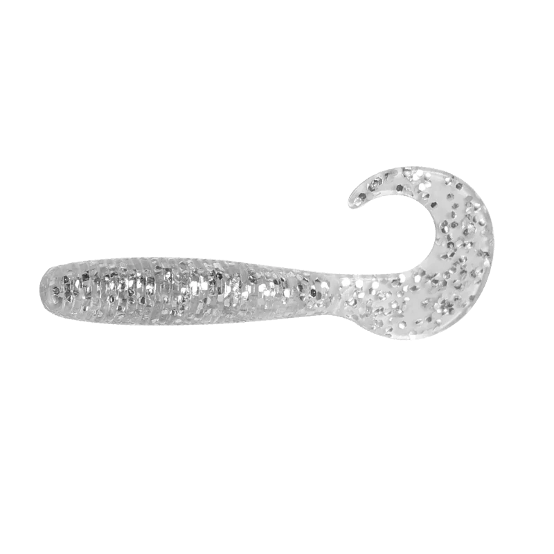 LINNHUE 15PCS Jigging Soft Silicone Fishing Lures 6/6.5cm Soft Bait Swimbait Tail Grub Lures Silicone Artificial Fishing Tackle