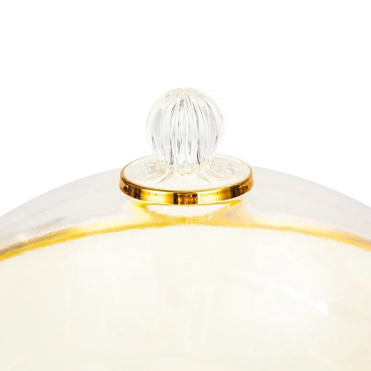 
Wholesale Custom Logo Kitchen Storage Round salad candy food Ps White gold plastic bowl With Lids 