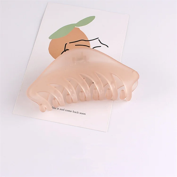 Заколки для волос с акриловыми бабочками, японский и корейский зажим, цветные полукруглые большие матовые украшения, аксессуары, женские зажимы для волос