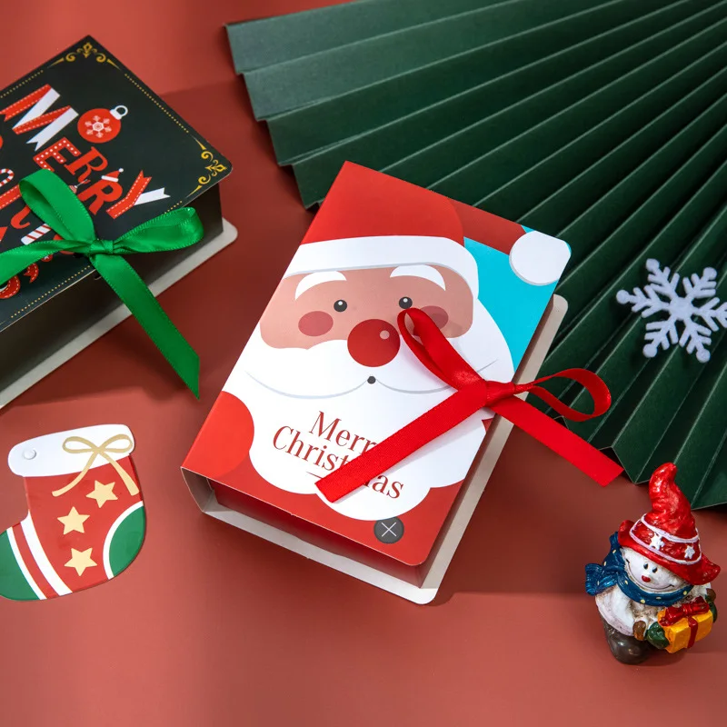 Christmas Candy Gift Paper Christmas Eve Box for Packaging