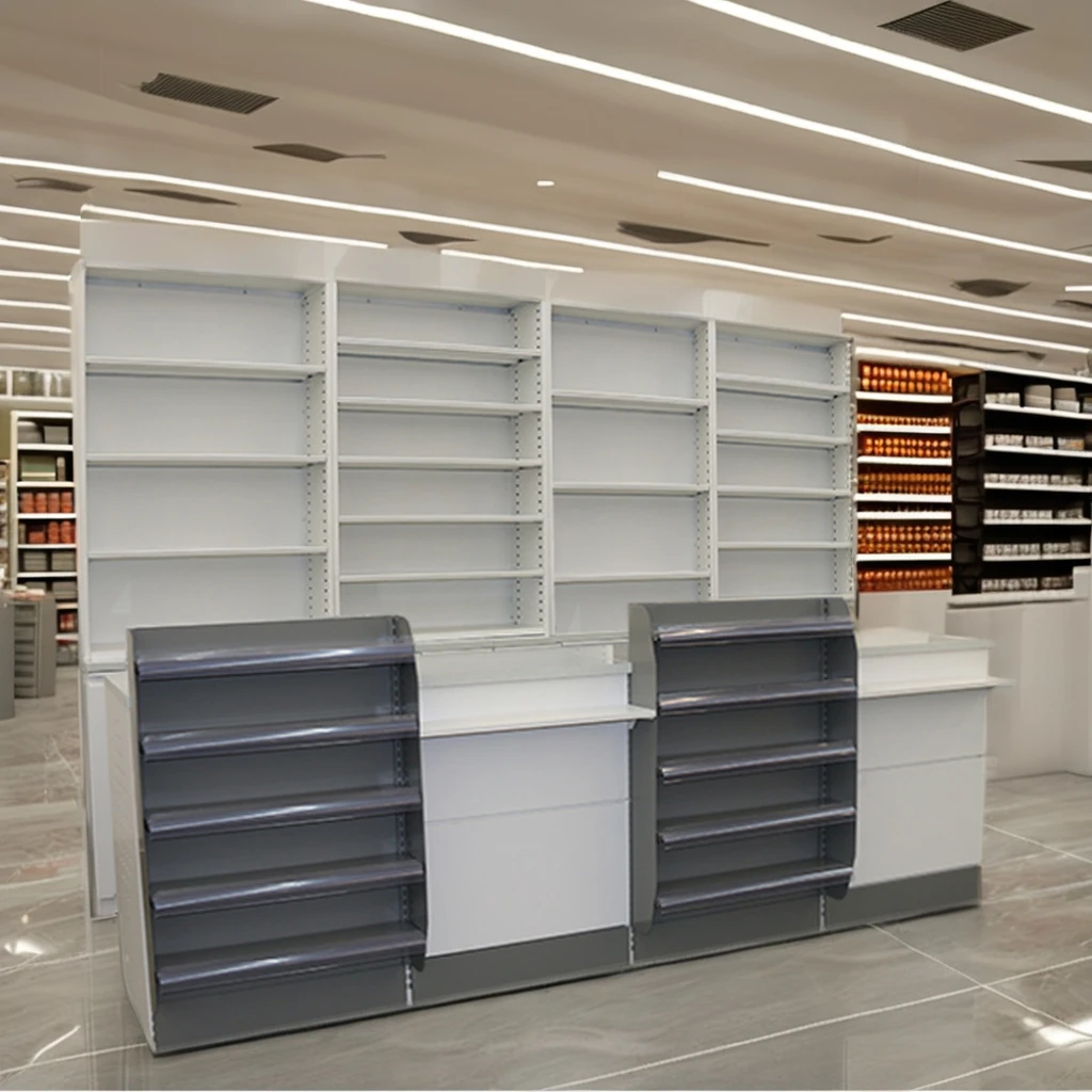 Wholesale Supermarket Convenience Grocery Retail Slim Checkout Display Counter