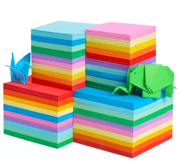 Wholesales A4 50*70cm Handmade Paper Copy Paper Fluorescent Cardboard Assorted For Kids DIY