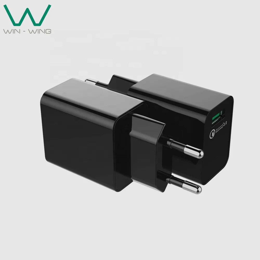
Wall charger QC 3.0 5V/9V/12V 18W USB charger US EU AUS UK PLUG 