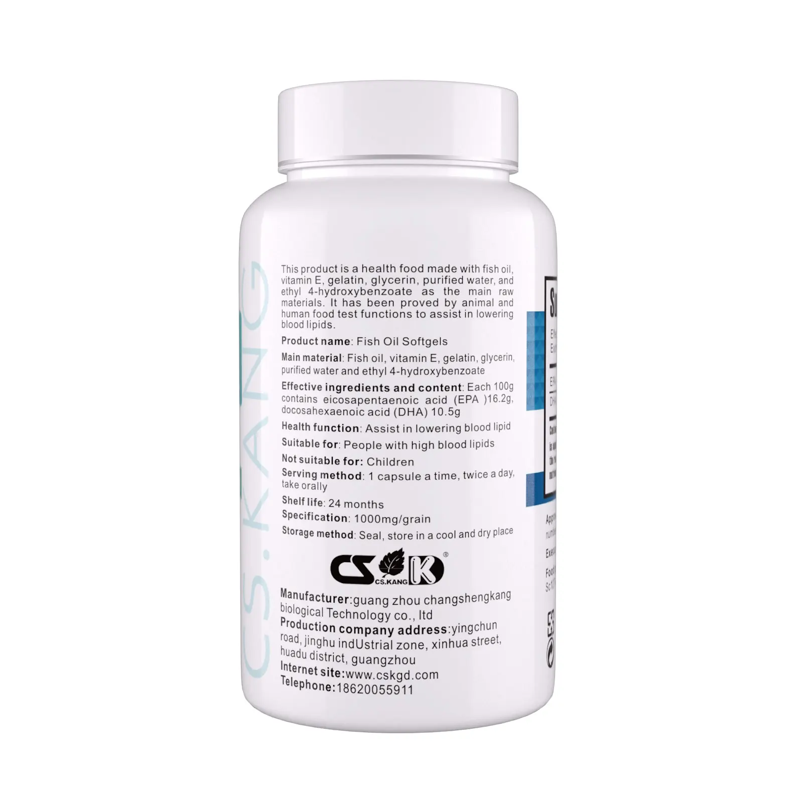 Hot Selling Natural Omega 3 6 9 Factory Supply Health Food Capsules Fish Oil Fish Oil