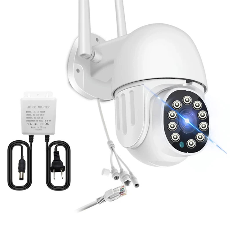 Tuya smart FHD1080P WiFi IP Camera outdoor CCTV Pan Tilt 10X Zoom IR Network Surveillance P2P camera for outdoor