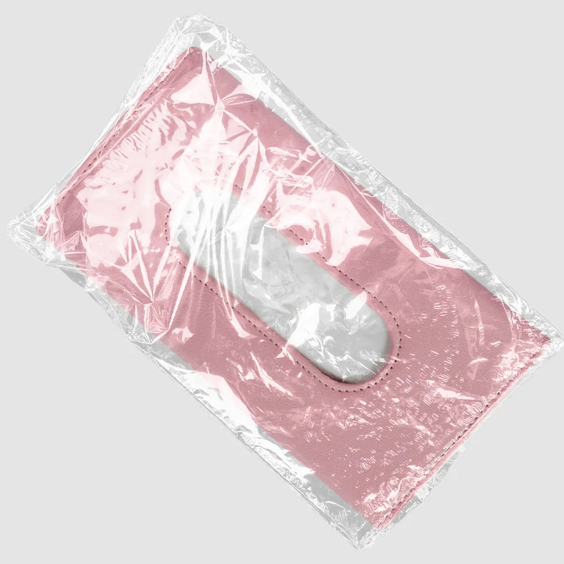 PU Leather Car Visor Tissue Holder Box Backseat Tissue Case Holder Tools for Car