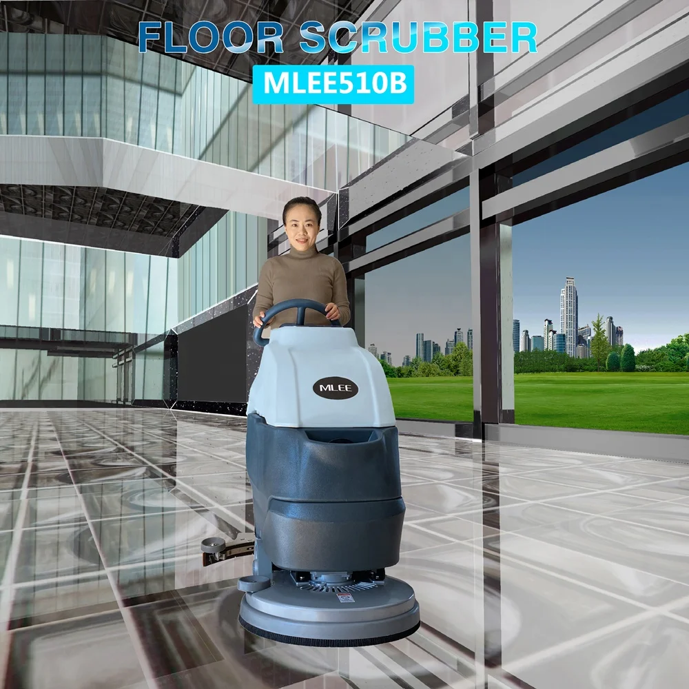 MLEE510B Flooring Auto Scrubber Airport Market Garage Terrazzo Marble Granite Roots Floor Cleaning Machine