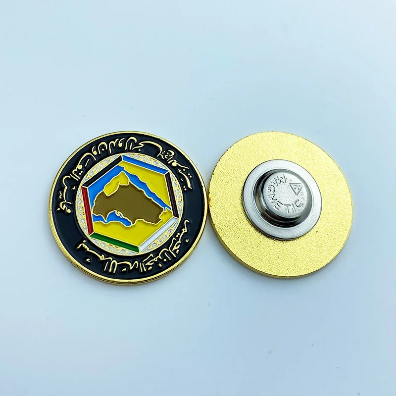 China Professional Metal Pin Badges Manufacturer Wholesale Custom Magnet Enamel Badge
