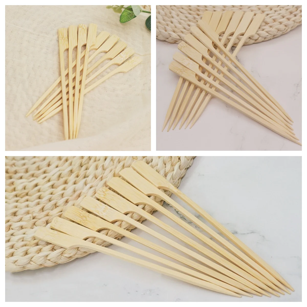 Chinese Classic Style Free Sample High Quality Hot Selling Round Bamboo BBQ Skewer and Stick