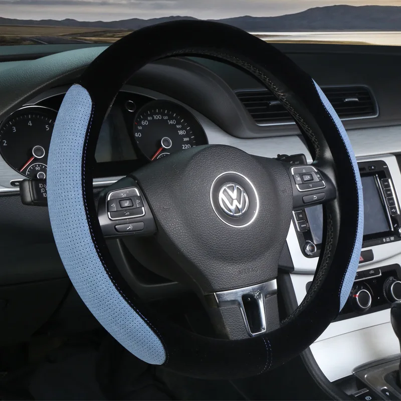 Sports-Style Automobile Steering Wheel Cover with Double Circles Elastic Belt Handle Inner Ring Amazon Cross-Border Trade