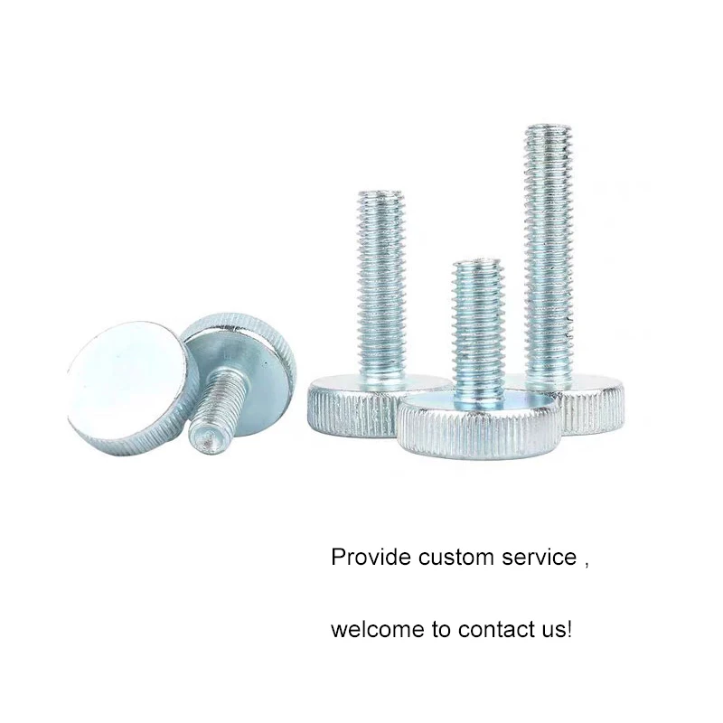 Screws Custom M6 M10 M5 M12 M4 1/4 Inch Iron Bolt Australian Standard Nut Small Knurled Thumb Screw