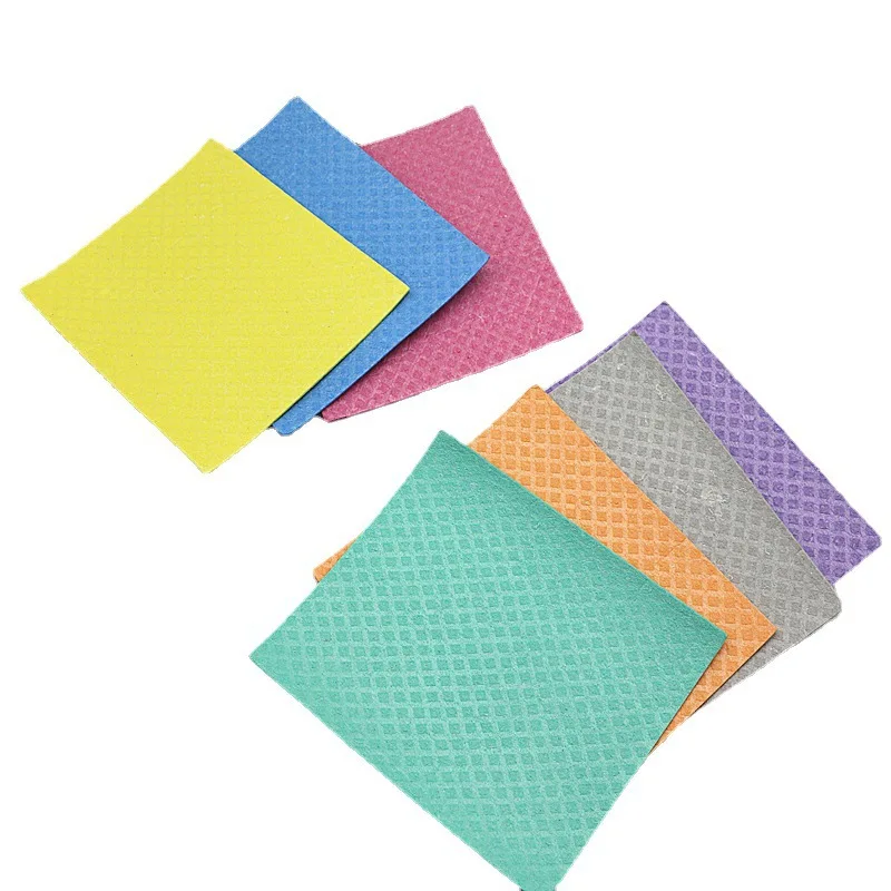 Factory Wholesale Hot Sale Wood Pulp Cotton Wipes Lazy Pepsi Cloth Oil-Phobic Cleaning Wipes Environmentally Friendly Dish Towel