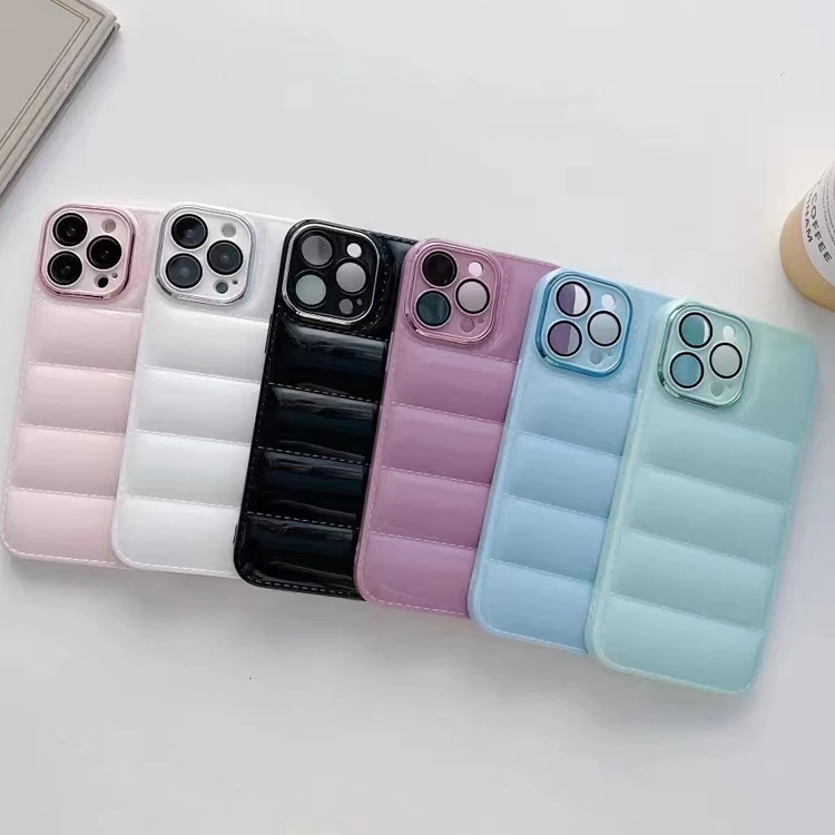 Mobile cover shell with electroplated glass lens protector phone cases for iphone 13 pro max 12 mini