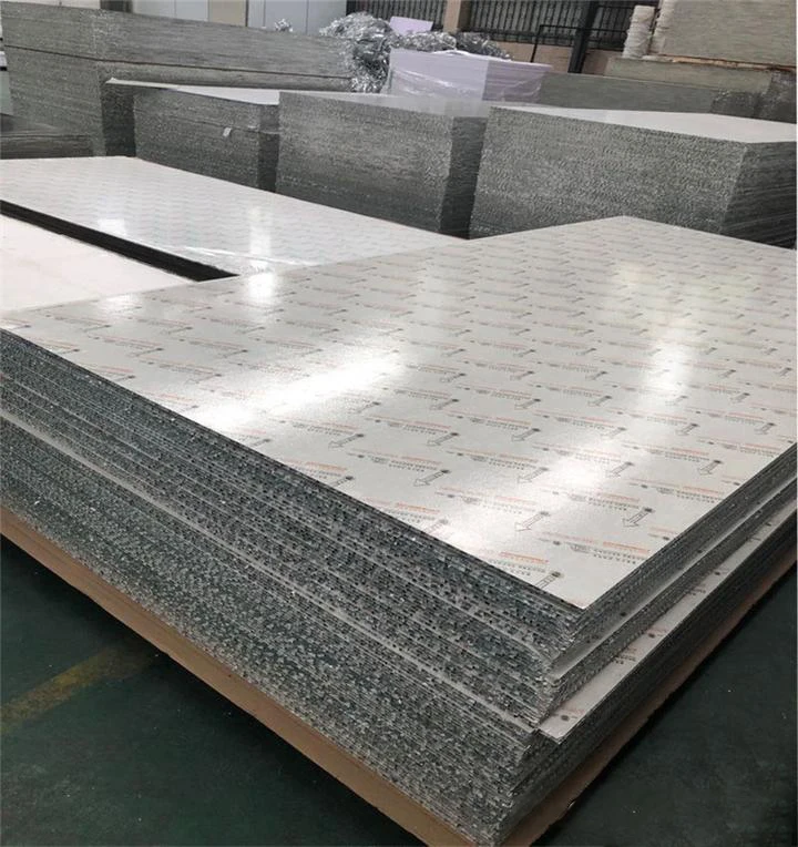 Manufacturer 4x8 Aluminum Uhpc Thermo Foam Door Board 18mm 20mm Marble Alucore Aluminium Honeycomb Panel for Kitchen