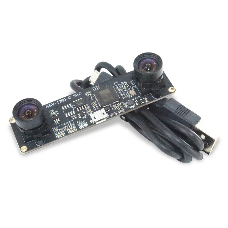 New Arrive 1Mp High Definition 2560*720 Dual Lens 3 Depth OV9327 Sensor synchronous CMOS Camera Module