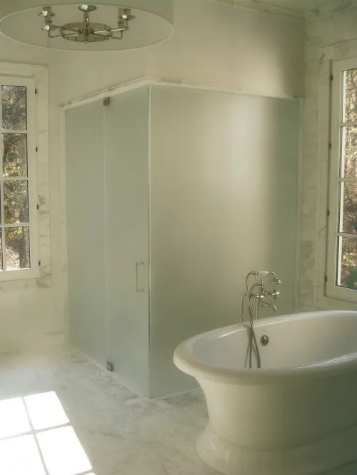 High safety excellent quality Designs Hotel Frosted Sliding Bathroom Laminated Glass Shower Doors