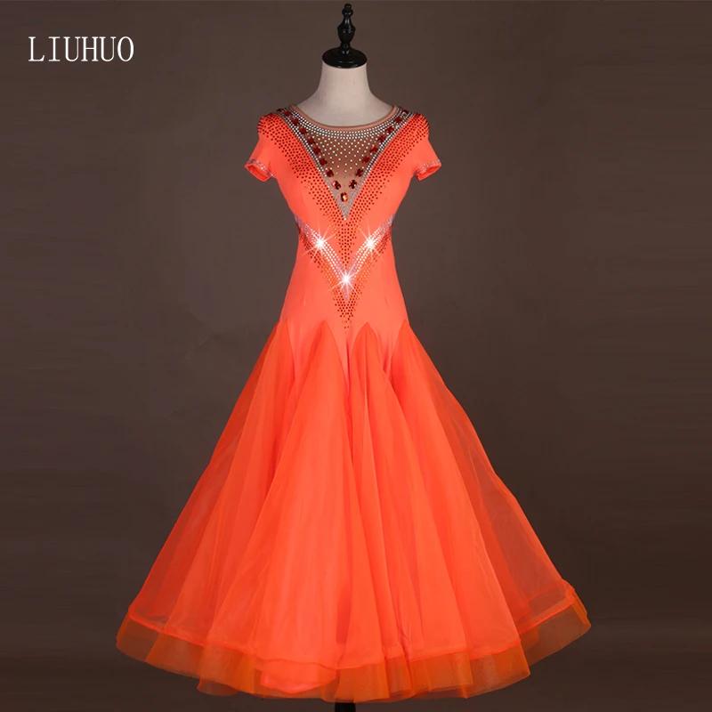 LIUHUO modern dance costumes adult dancewear egyptian dance costume women ballroom dress