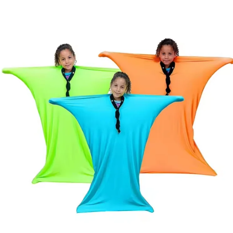 Sensory Sack Body lightweight stress relief autism elastic blue sensory Sensory Body Sock