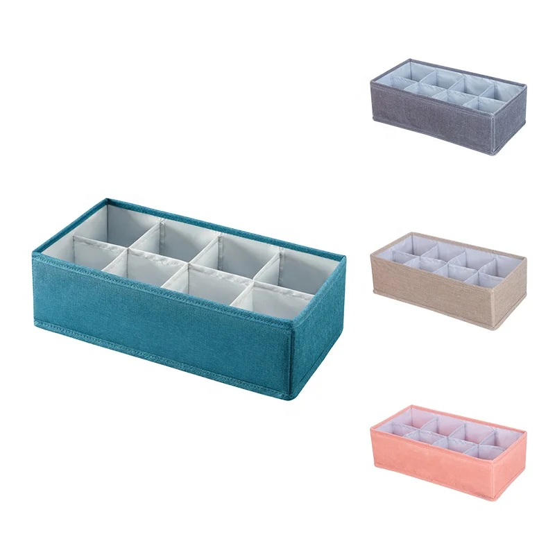 2022 Hot Selling Sock And Bras Drawer Divider Organizer Folding Storage Underwear Box Bag
